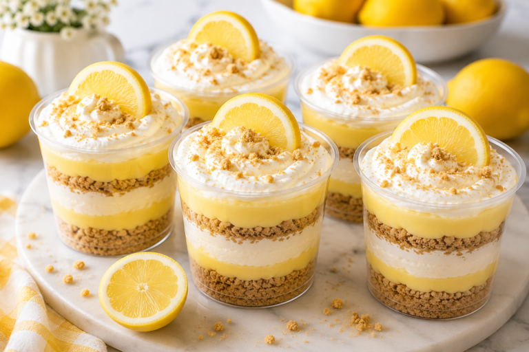 Lemon Cream Pie Cups