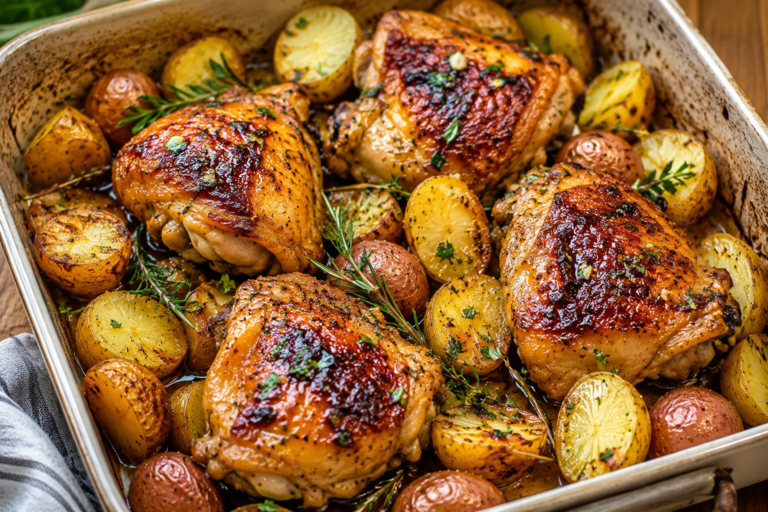 Chicken Thighs and Potatoes