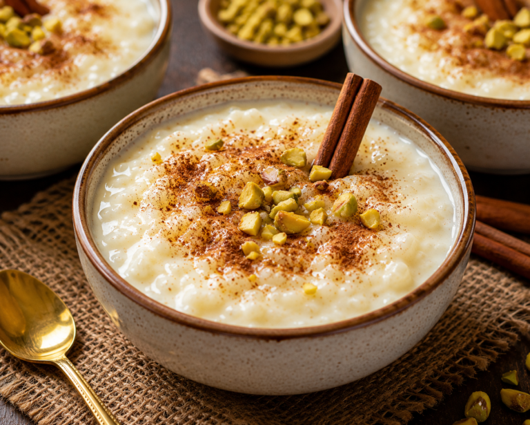 Creamy Cinnamon Rice Pudding