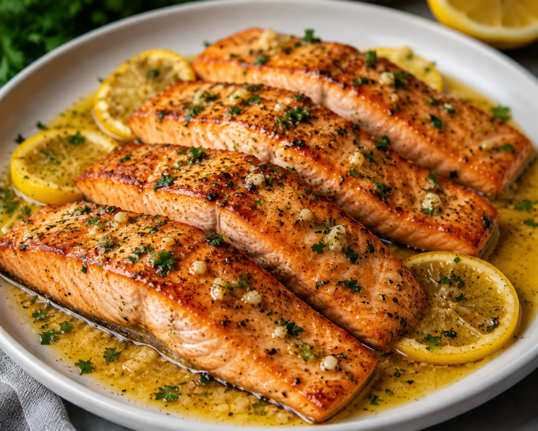 Lemon Garlic Butter Salmon