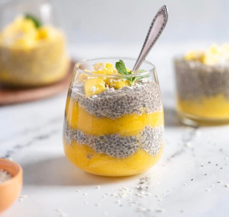 🥭 Mango Coconut Chia Pudding
