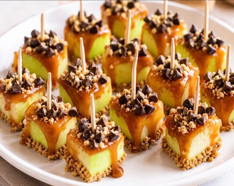 🍏 Caramel Apple Bites