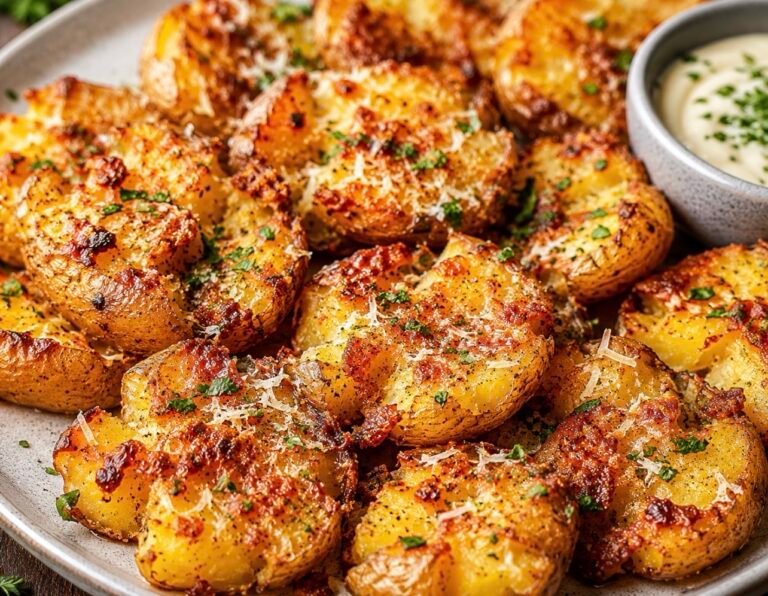 Garlic Parmesan Potato Bites