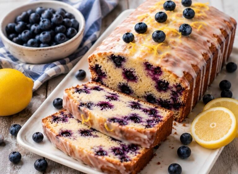 Lemon Blueberry Loaf Cake