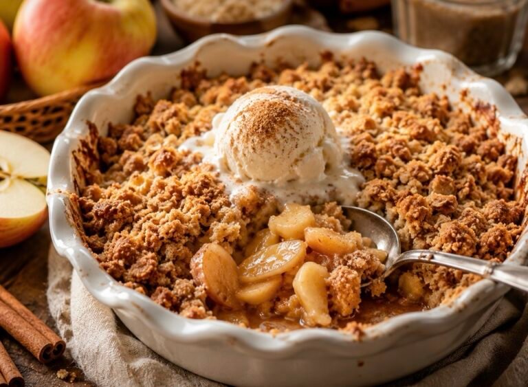 Cinnamon Apple Crumble