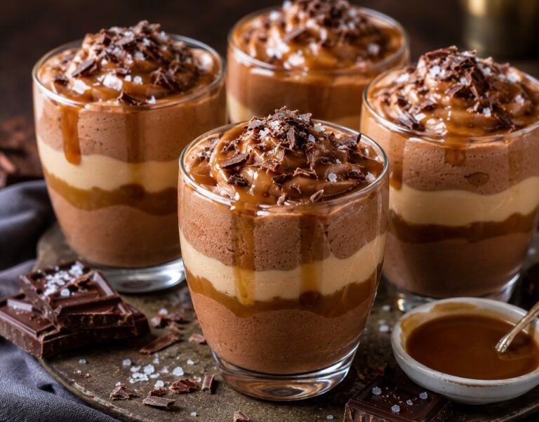 Salted Caramel Chocolate Mousse