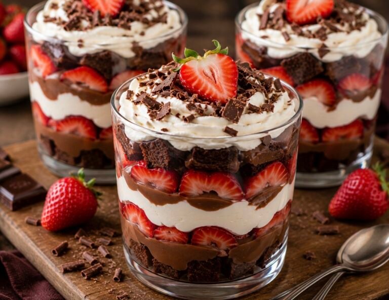 Chocolate Strawberry Trifle