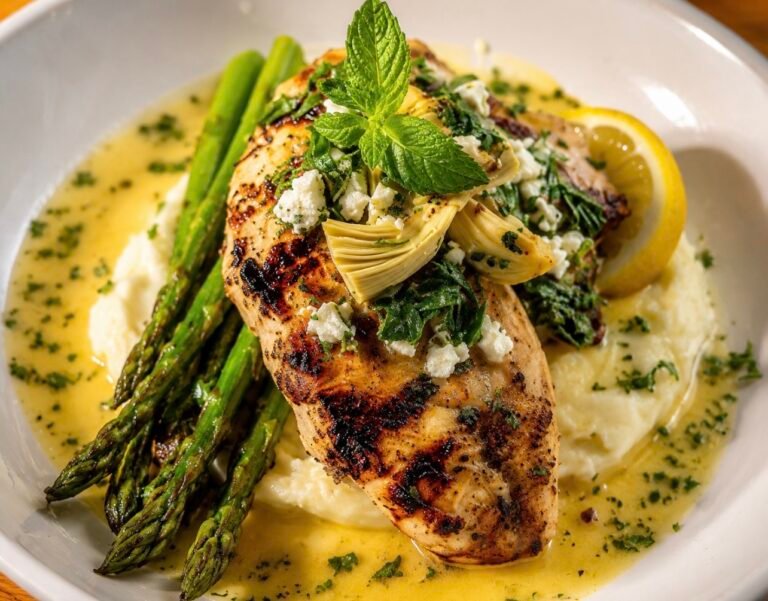 Lemon Herb Chicken with Asparagus