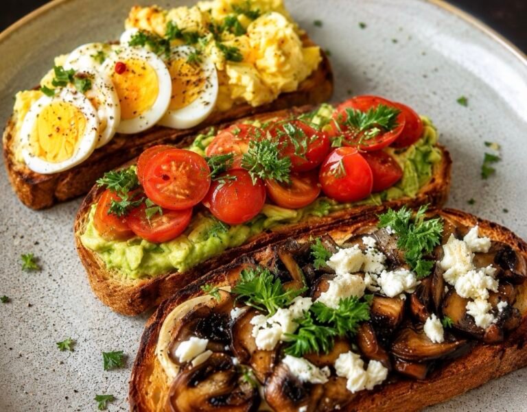 Gourmet Avocado Toast Trio