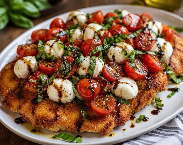 Crispy Chicken Caprese
