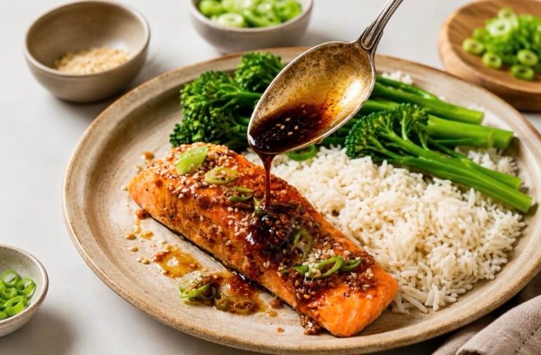 Honey Garlic Butter Salmon