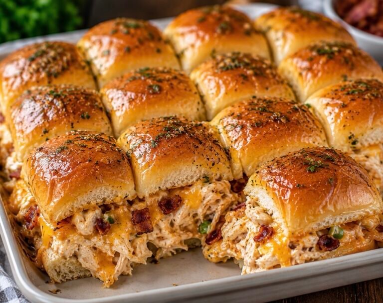 Crack Chicken Sliders (American Favorite)