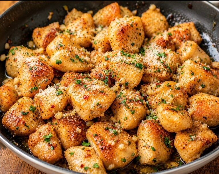 Garlic Parmesan Chicken Bites
