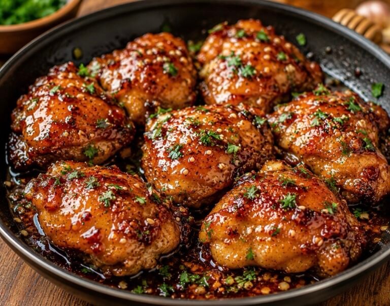 Sticky Honey Garlic Chicken