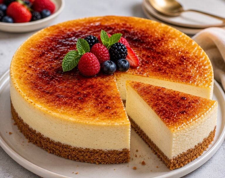 Crème Brûlée Cheesecake