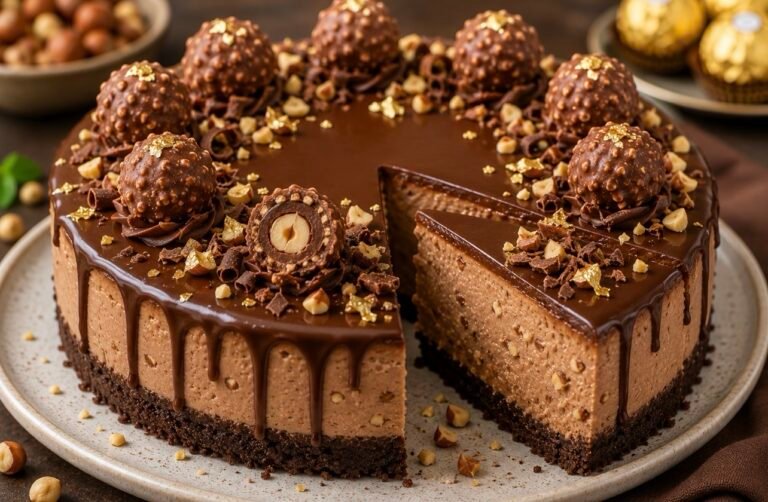 Ferrero Rocher Cheesecake