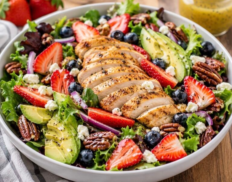 Strawberry Avocado Chicken Salad