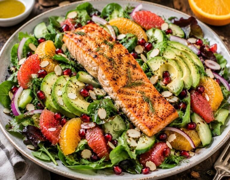 Citrus Salmon & Avocado Salad
