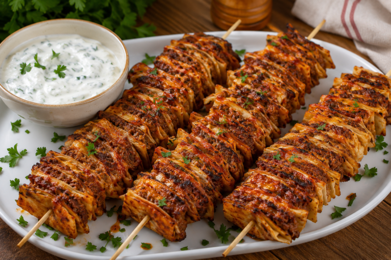 Tortilla Kebab Skewers