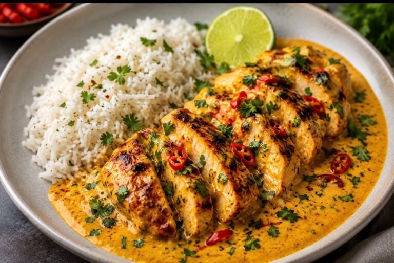 Spicy Brazilian Coconut Chicken
