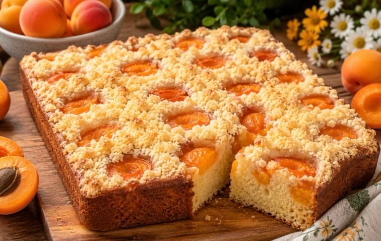 Apricot Crumb Cake