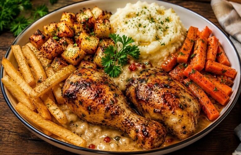 Garlic Herb Chicken Dinner Bowl