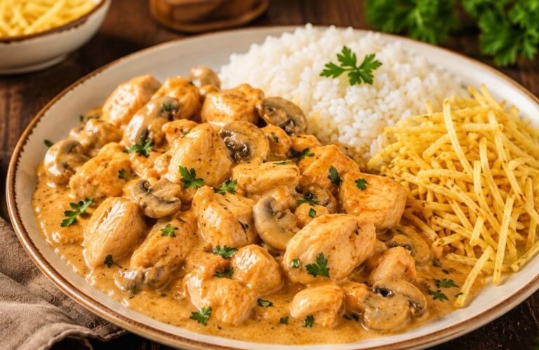 Brazilian Chicken Stroganoff (Strogonoff de Frango)