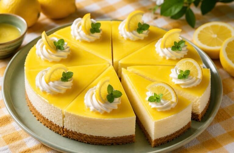 No-Bake Lemon Cheesecake