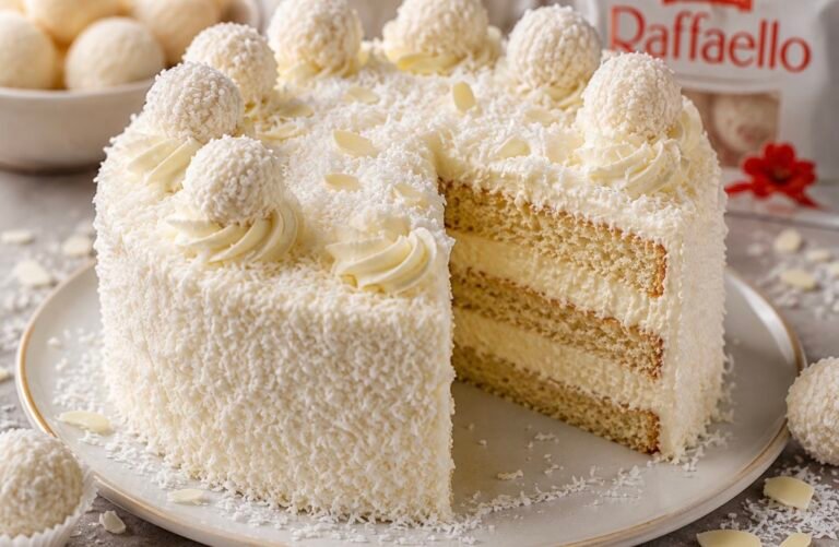 Raffaello Coconut Layer Cake