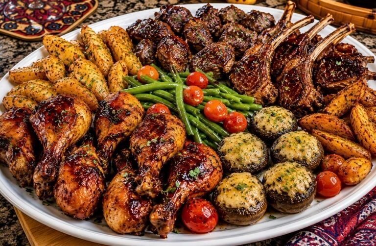 Mixed Grilled Chicken & Lamb Platter