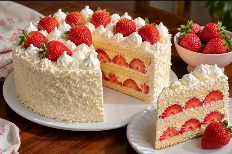 Strawberry Milk Cake