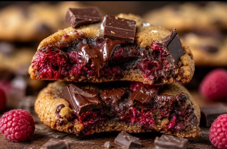Chocolate Raspberry Cookies