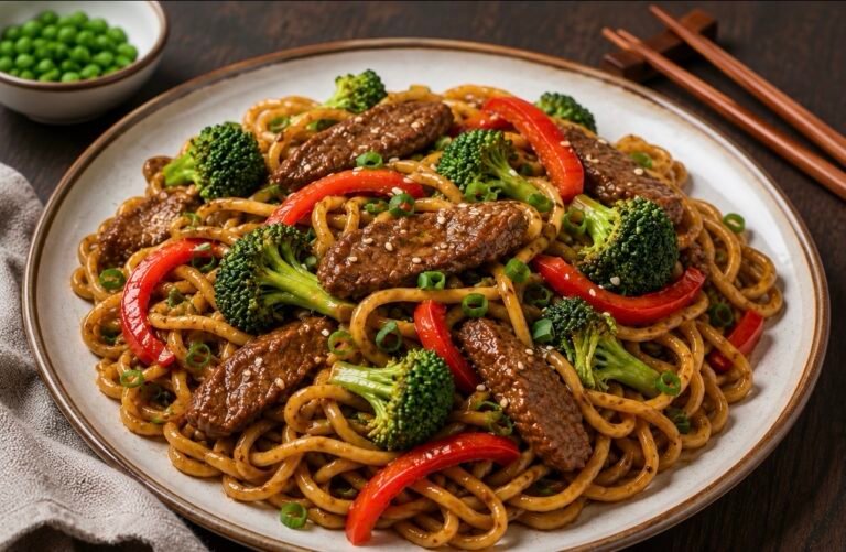 Beef & Broccoli Lo Mein