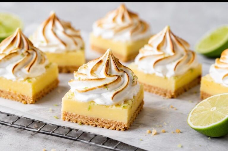 Lime Meringue Bars