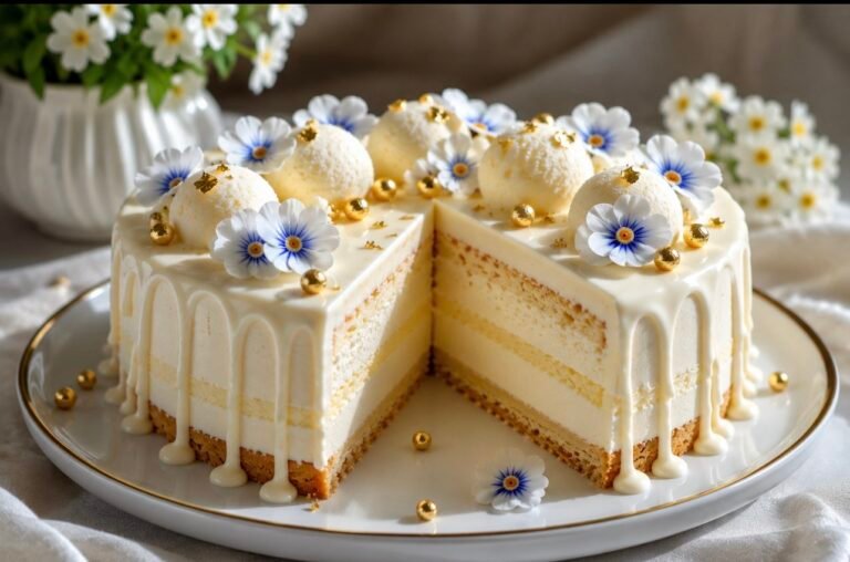 Elegant Vanilla Cheesecake