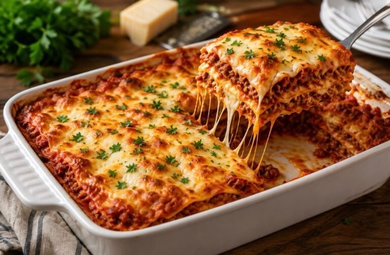 Classic Homemade Beef Lasagna