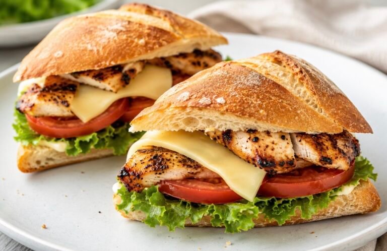 Grilled Chicken Ciabatta Sandwich