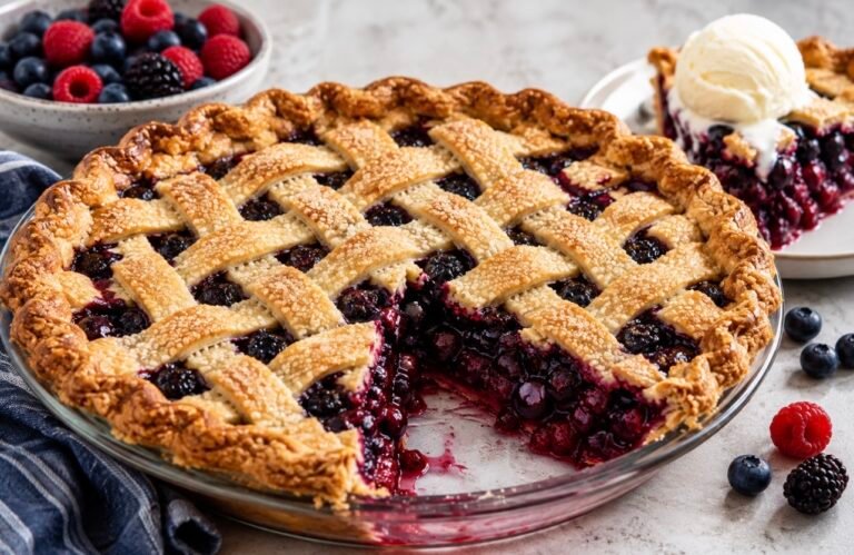 Easy Mixed Berry Pie