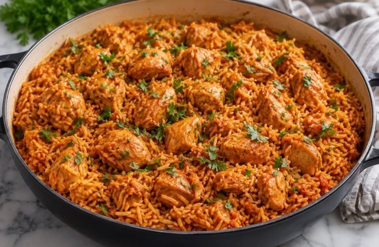 Butter Chicken Rice (One-Pot)