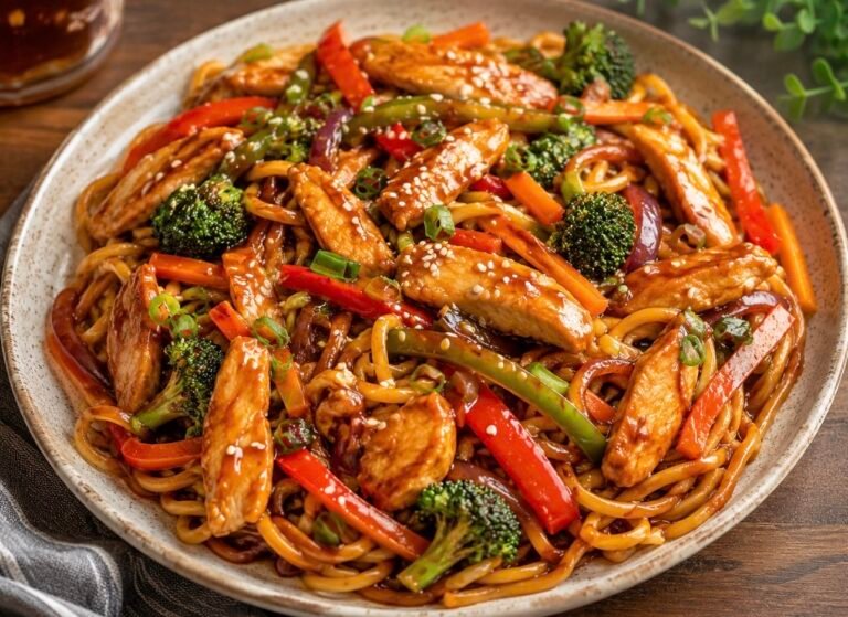 Chicken & Veggie Teriyaki Noodles