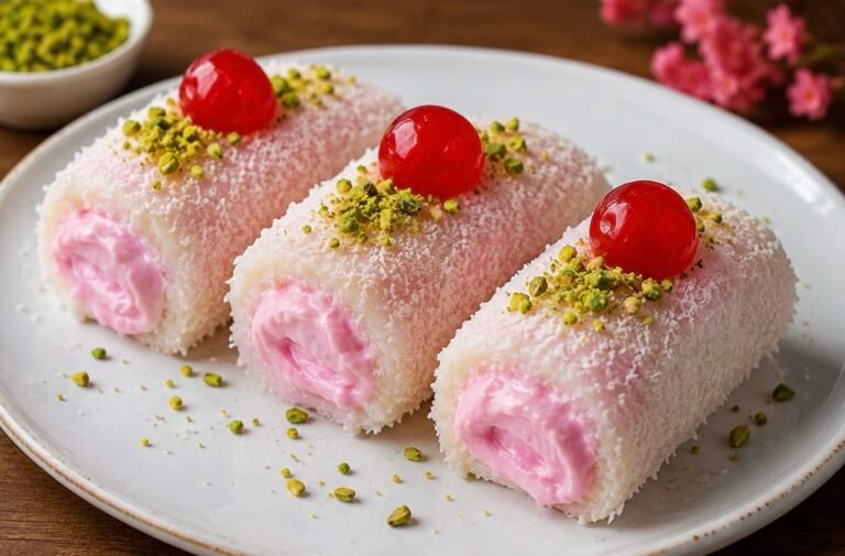 Turkish Milk Rolls (Sultan Lokumu)