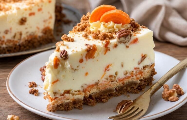 No-Bake Carrot Cheesecake