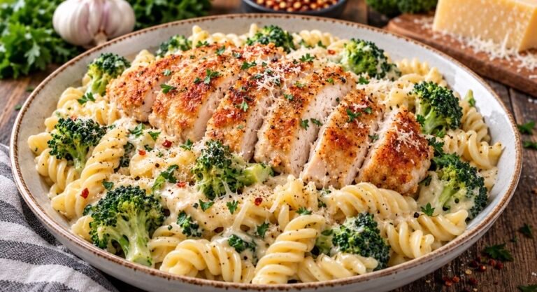 🍗 Creamy Chicken & Broccoli Pasta